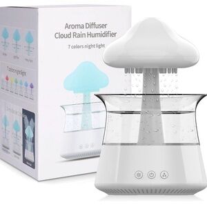NWT Aroma Diffuser Cloud Rain Humidifier